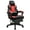 Red, variant on Walsunny Ergonomic Gaming Chair with Adjustable Footrest and Massage Leather Game Chair large gaming chair with Headrest and Lumbar Support for Adults, Pink