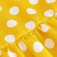 thumbnail image 6 of XXWXYD PolkaDot Girls Dress Short Sleeve 𝖯eter Pan Collar Vintag𝖾 Style Summer Play Casual Par𝗍y Outfit Ages 4-10 Toddler Kid Children Church School Birthday Celebration Gown, 6 of 9