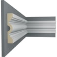 thumbnail image 5 of Ekena Millwork 4"H x 3/4"P x 94 1/2"L Gorleen Chair Rail (12-Pack), 5 of 6