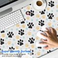 thumbnail image 2 of Long Mouse Pads for Desk,Black Dog Puppy Paw Desk Mats on Top Of Desks, Desk Mouse Pad Extra Large with 3mm Non-Slip Base and Stitched Edge for Gaming,Office,Work,Home 47.3"x23.6", 2 of 6