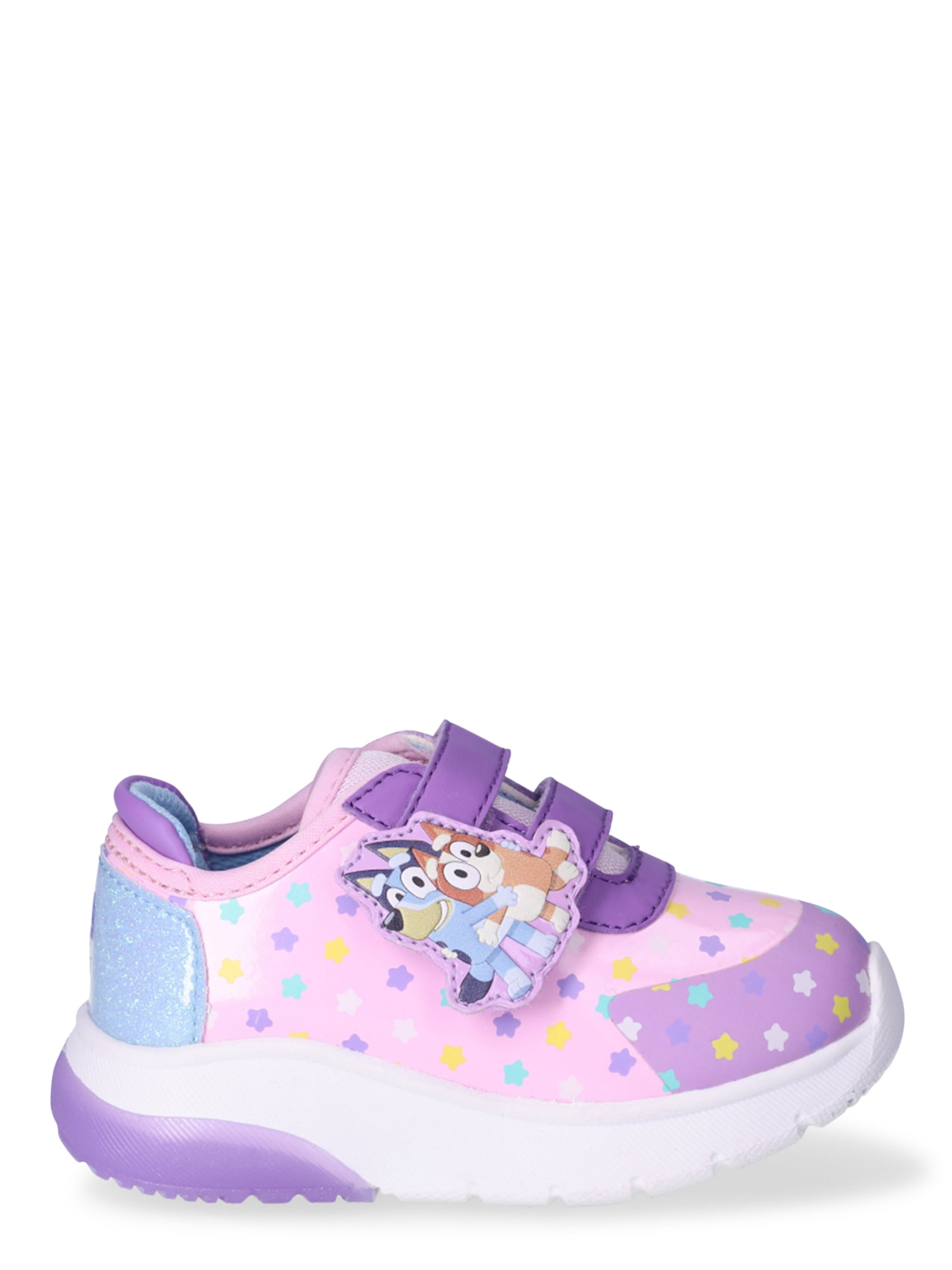 Bluey Toddler Girls Athletic Light Up Sneakers, Sizes 5-10
