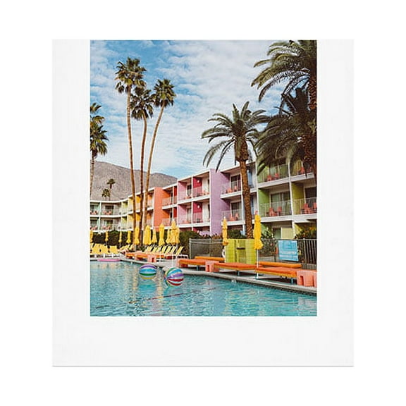 Society6 Bethany Young Photography Palm Springs Pool Day VII Art Print 8" x 10"