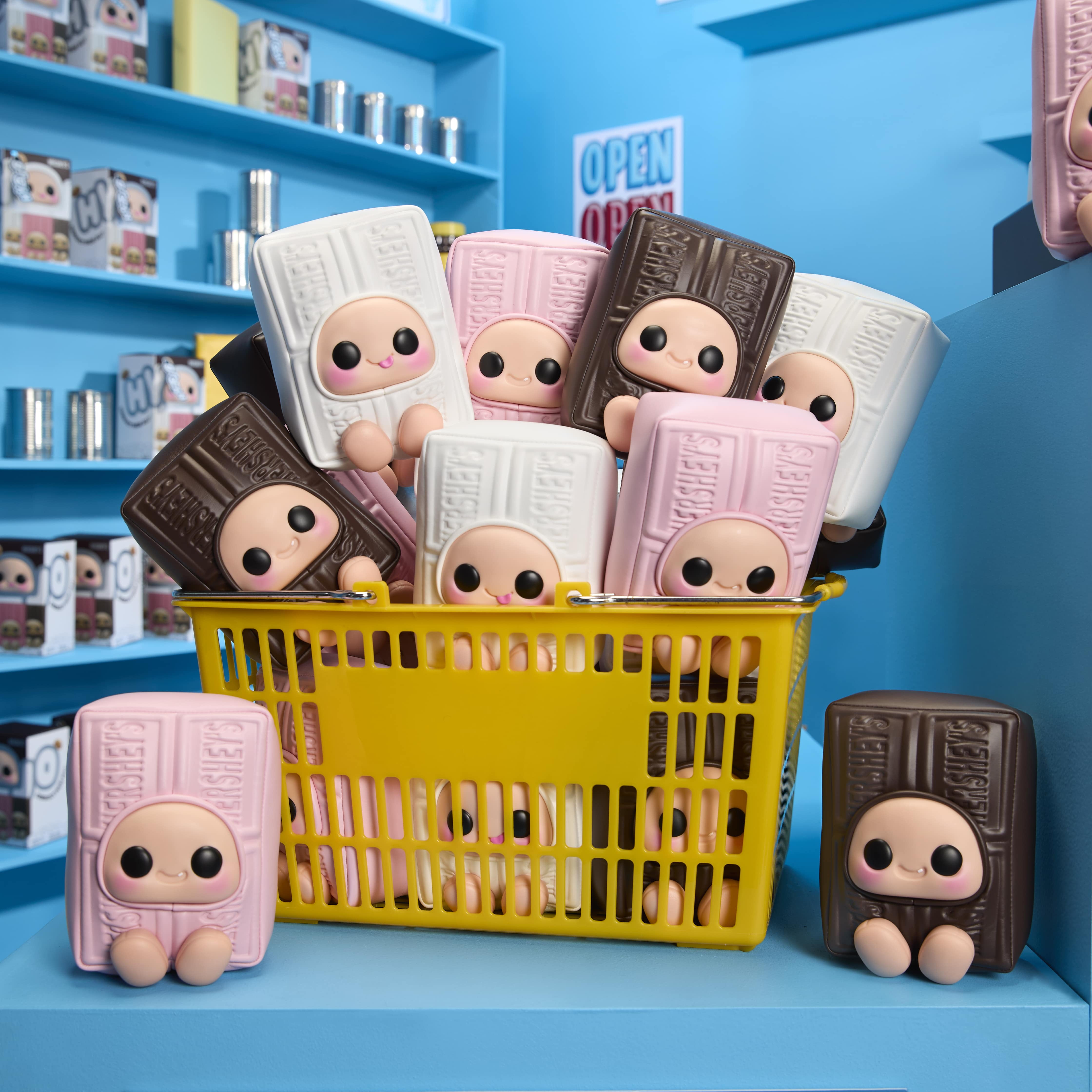 Hyojo HERSHEY’S Series, Blind Box Collectible Plush, Limited Edition, Chocolate, White & Strawberry, Gift for All Ages