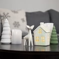 thumbnail image 2 of Northlight 6" LED Lighted Ceramic House Christmas Decoration, Warm White Lights, 2 of 5