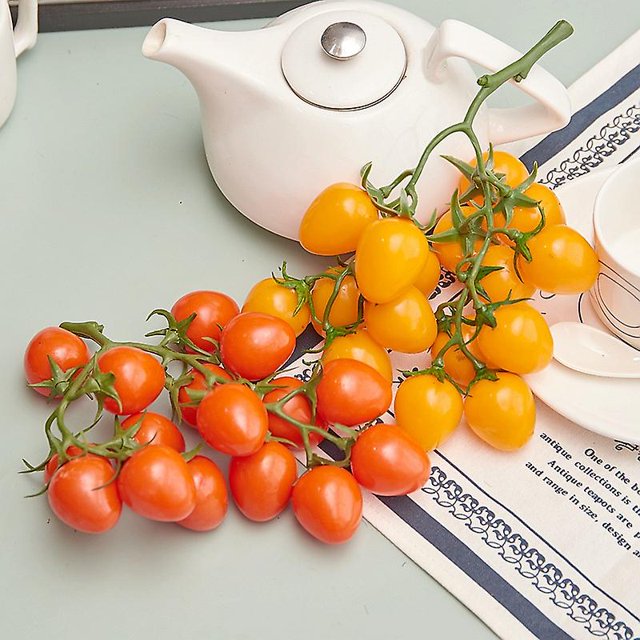 Simulación Fruta Tomate Modelo Props Plástico Frutas Y Verduras Tomates Cherry Sala De Exposición De Tomate Decoración De Ventana Disparos, Red Banban ZefeiWu 1327533459501