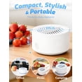 thumbnail image 6 of Vegetable Cleaner & Home Wash| Advanced Electrolysis Purifier for Fresh Fruits, Veggies & Seafood | Easy 3-Minute Clean | Compact & Stylish Kitchen Essential, 6 of 7