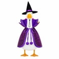 thumbnail image 2 of Nkmbld Halloween Porch Goose Decor for 23" Cement Plastic Geese Costume with Witch Hat for Fall Outdoor Garden Patio Statue Thanksgiving Decor, 2 of 7