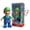 Super Bros-Green, variant on Guvpev Super Bros Action Figure Plush, 11.8" Anxiety Relief Vinyl Super Brothers Cuddly Toy with Music & Walking, 3 Switchable Audio Tracks Classic Video Game Character Plushie, Unique Gift for Fans