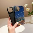 thumbnail image 6 of SKLYDDI Multicolor Nighttime Rooftop Dinner Party for iPhone 16 Pro Case - Illustrated Urban Evening with Stars and Lights, TPU, Flexible, Aesthetic Cute, 6 of 7