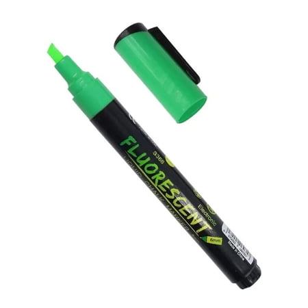 1PC Multi Colored Liquid Chalk Marker Pen LED Writing Board Fluorescent Highlighters Pen Glass Window Erasable Whiteboard Pen green