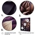 thumbnail image 3 of Designart Purple Dahlia Flower II Canvas Wall Art, 3 of 5