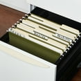 thumbnail image 5 of Staples Recycled Reinforced Hanging File Folders 3-Tab Ltr Green 25/BX 729554, 5 of 6
