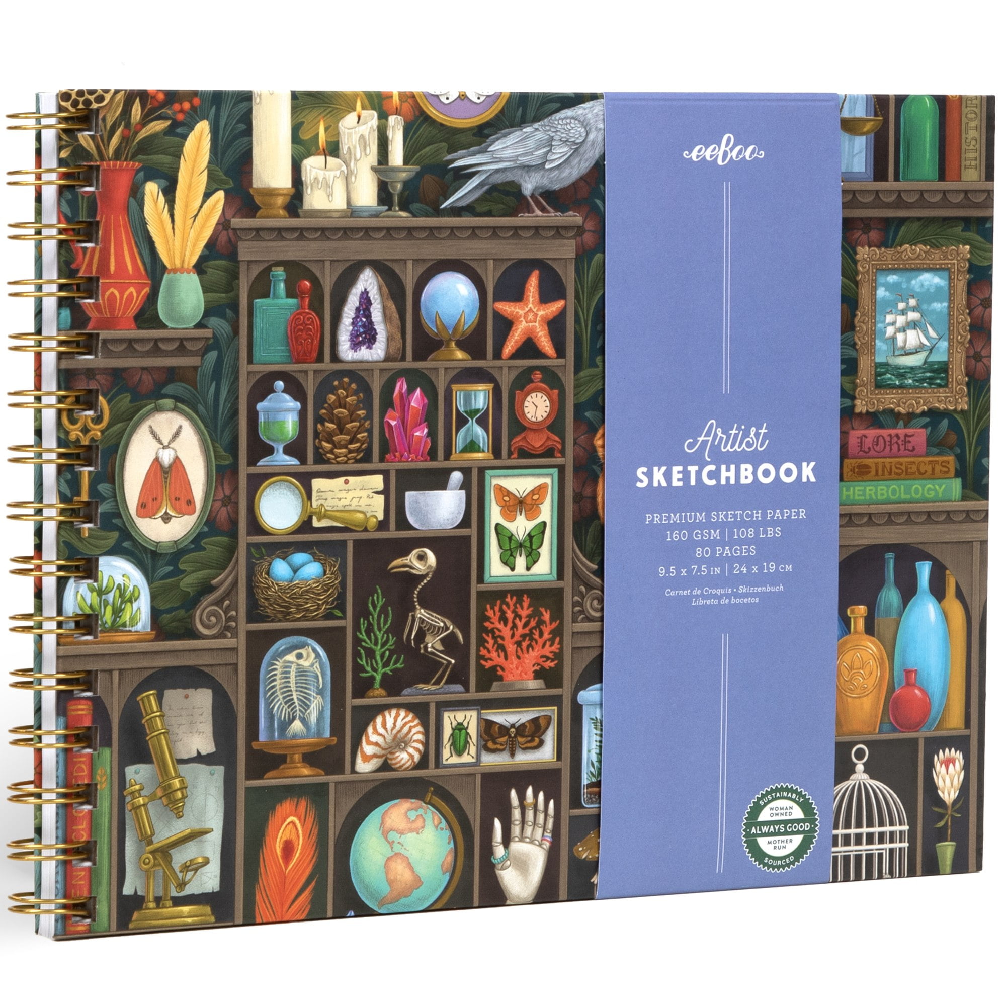 Arteza 2-Pack Blank Sketchbooks, 9x12