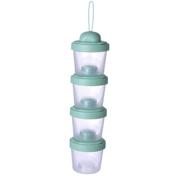 Milk Powder Dispenser Multi Layers Travel Baby Food Dosing Box Large