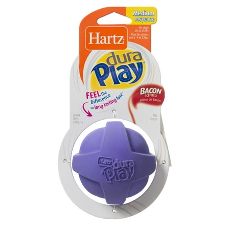 Hartz Dura Play Natural Latex Dog Toy Ball, Medium
