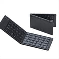 thumbnail image 1 of Teclado Bluetooth Plegable de Portátil Mini Teclado Bluetooth Recargable Oficina Teclado Negro, 1 of 5