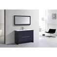 thumbnail image 5 of KubeBath Dolce 48″ Blue  Modern Bathroom Vanity with White Quartz Counter-Top, 5 of 6