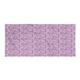 thumbnail image 1 of Abstract Gym Towel, Continuous Bicolour Style Tropical Jungle Pattern in Tones Print, One-Sided Quick Dry Microfiber for Beach Fitness & Swimming, 60" x 30", Pale Pink Pale Purple, by Ambesonne, 1 of 2