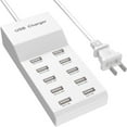thumbnail image 1 of 10-Ports USB Charging Station for Multiple Devices USB Wall Charger Power Hub, 1 of 7