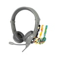 thumbnail image 1 of Audífonos Buddyphones  gamer Galaxy para niños con control de audio seguro y micrófono de brazo color Gris, 1 of 3