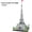 Opp bag(1175pcs), variant on Paris Eiffel Tower Micro Building Block Model Kit, Premium ABS Plastic Landmark Architecture DIY Assembly Puzzle Toy, Collectible Desktop Display Gift for Kids, Teens & Adults Age 14+