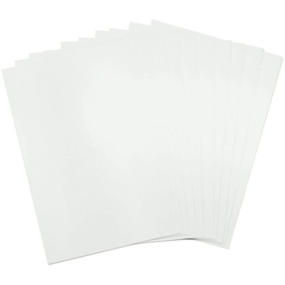 Sizzix Printable Shrink Plastic Sheets for Jewelry Making, 10 Sheets
