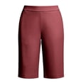 thumbnail image 2 of Bosfbaoi Plus Size Bermuda Shorts for Women Summer Outdoor Hiking Shorts Elastic Waist Casual Loose Womens Shorts with Pockets, 2 of 7