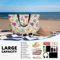 thumbnail image 5 of Daiia Turtle Flower Beach Travel Bag - Water-Resistant Beach Bag, Lightweight Tote with 7 Pockets for Women and Men - Gym,Pool,Camping,Reusable Grocery Bag, 5 of 7