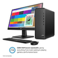 thumbnail image 5 of HP SFF Tower Desktop, 13th Gen Intel Core i5-13400, 32GB RAM, 2TB PCIe SSD, VGA, HDMI, Wi-Fi, Wired KB & Mouse, Windows 11 Home, Black, 5 of 6