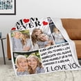 thumbnail image 2 of AISENIN Mothers Day Personalized Gifts for Mom from Daughter Son Custom Blanket Customized Throw Blankets with Photo Mother Gift for Wife from Husband, 2 of 5