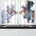 thumbnail image 3 of MKHERT Cute Welsh Corgi Dog Window Curtains Kitchen Curtain Room Bedroom Drapes Curtains 26x39 inch, 2 Piece, 3 of 3
