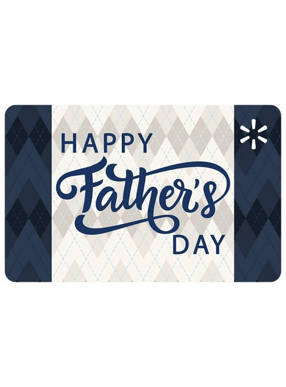Argyle Father's Day Walmart eGift Card