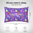 thumbnail image 4 of KLL Chemistry Tools Pattern Silk Pillowcase for Hair and Skin Standard Size 20"X 30" Soft Breathable Pillow Covers for Sleeping, 4 of 6