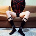 thumbnail image 2 of Adjustable Men's Sock Garter Belt Grips Suspender With Metal Clips Accessories, 2 of 5
