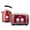 Red, variant on Haden Dorset Electric Water Kettle & 4 Slice Wide Toaster, Black & Copper
