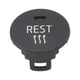 thumbnail image 4 of Botón de control de CA perilla de descanso de control de clima Ajuste perfecto Resistente al desgaste Resistente al calor para automóviles, 4 of 7