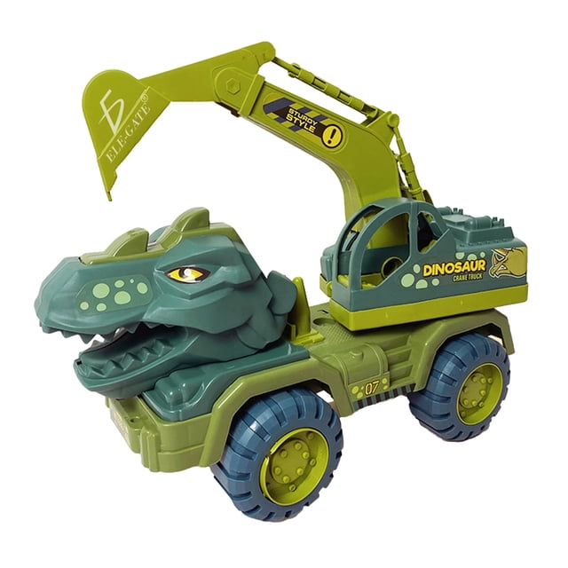 Camión Dinosaurio Ele-Gate con Excavadora Articulada