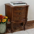 thumbnail image 2 of International Caravan Windsor 3 Drawer End Table in Walnut Stain, 2 of 2