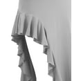thumbnail image 4 of Doublju Women's Flowy Ruffle Asymmetrical Maxi Skirt (Plus Size Available), 4 of 4