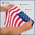 thumbnail image 5 of Five Oceans Pontoon Flag Pole Socket with Flag, Boat Flag Pole Kit, American Flag for Boat, U.S. 50 Star Sewn Boat Flag 12" x 18"- FO4686, 5 of 9