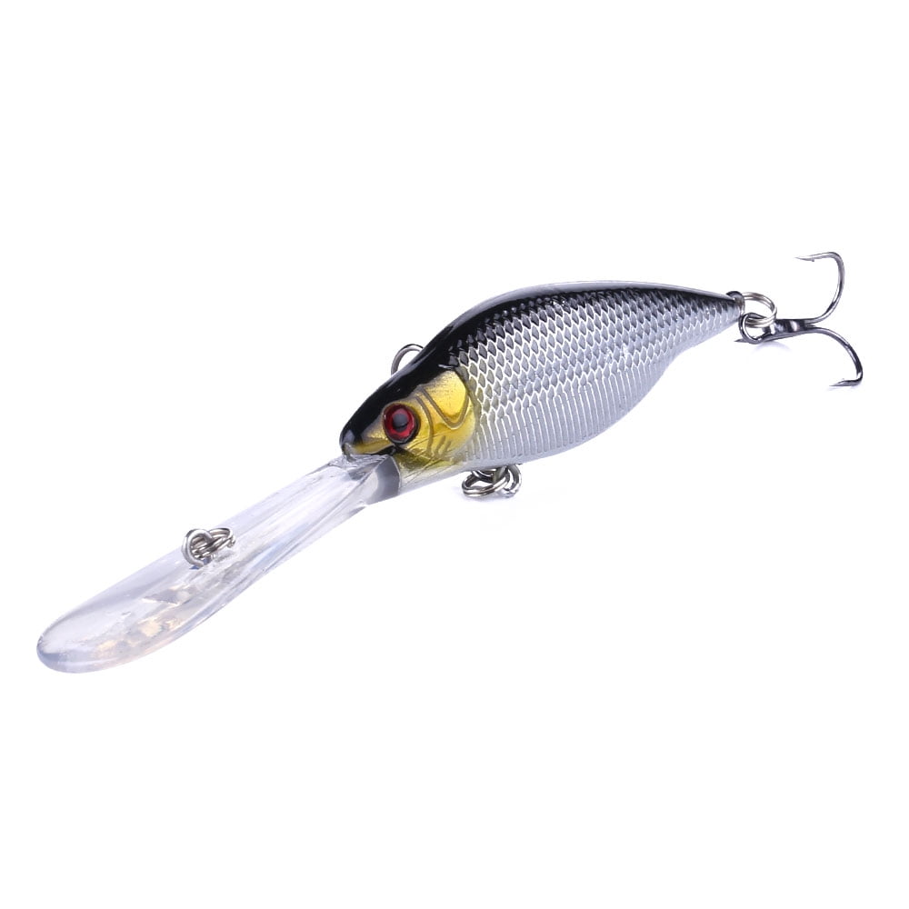 HENGJIA Fishing Deep Diving Fishing Lures Swimbait Large Sinking Minnow Lure Freshwater Jerkbait Lure 8Pcs/kit