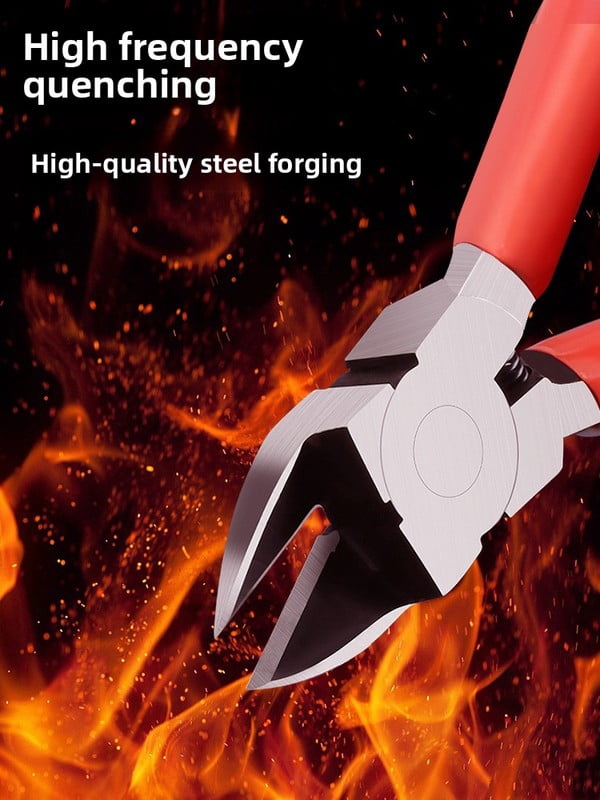 Precision Flush Cutter Sharp Diagonal Cutting Pliers for Metal Wire Cable Plastic Gate Electronics Repair DIY Tool