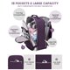 thumbnail image 3 of Mochila de mano LOVEVOOK de 40 litros para mujer con 3 cubos de embalaje, 3 of 9