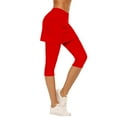 thumbnail image 1 of Leggings de Sport pour Femmes - Jupe de Yoga Taille Haute avec Shorts Intégrés pour Tennis/Gym, Leggings Rouges pour Femmes Skorts Athlétiques Gym Tennis Yoga Leggings Taille Haute avec Jupes, 1 of 8