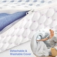 thumbnail image 6 of 3 inch Twin XL Size Non-Slip Gel Memory Foam Mattress Topper for Pressure Relief, with Removable & Washable Cover, CertiPUR-US Certified, 6 of 11