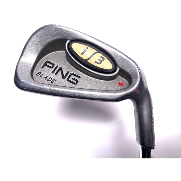Pre-Owned Ping i3 Blade Single 6 Iron Red Dot 1* Flat CFS Regular Steel Mens RH
