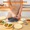 thumbnail image 4 of Prensa para Tortillas de Hierro Elly Fundido Elly Con 100 Hojas de Papel Encerado, 4 of 7