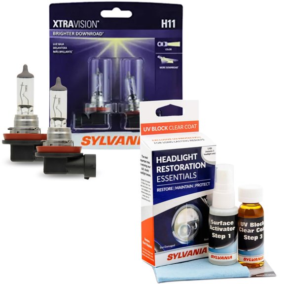 Kit de 2 bombillas UV SYLVANIA H11 XtraVision para vehículos