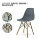 thumbnail image 3 of Silla Minimalista Mirel 4 piezas Gris, 3 of 8