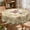 Beige pink 1, variant on Janvonne Purple Iris Hummingbird Round Tablecloth 60 Inch, Waterproof Spring Floral Bird Tablecloth for Outdoor Patio, Kitchen Dining and Home Decor